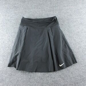 Nike Black Athletic Skort with White Swoosh